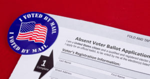 Absent vote ballot application form