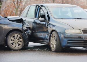 T-bone accident along the highway