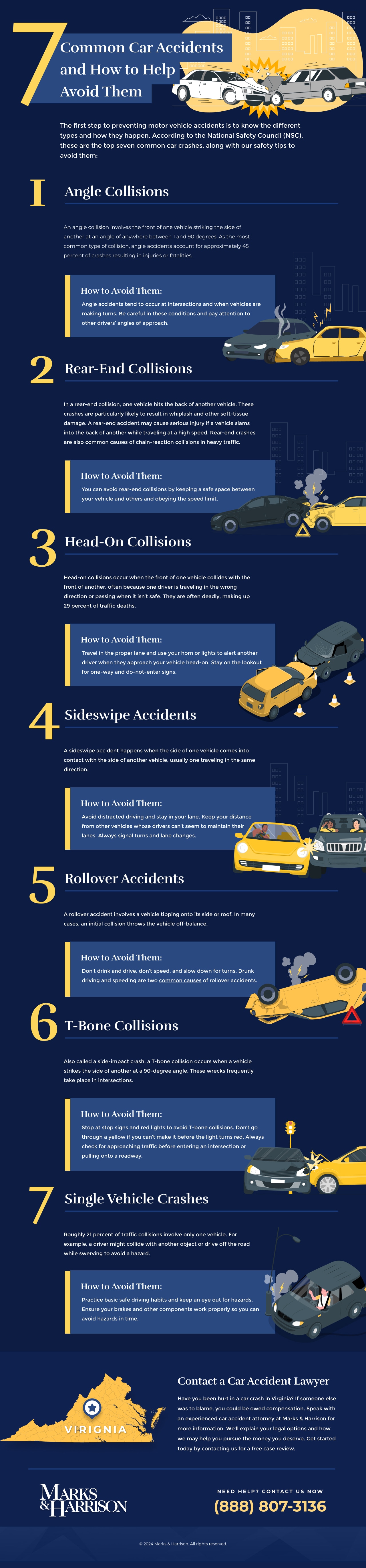 7 Common Car Accidents and How to Help Avoid Them