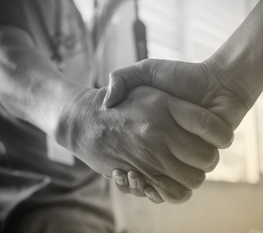 shaking hands