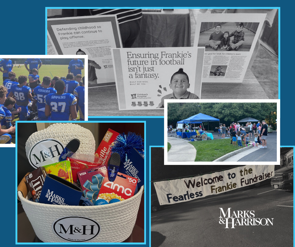 Marks & Harrison Proudly Supports the Fearless Frankie Fundraiser - Marks & Harrison